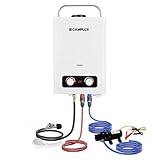 CAMPLUX 1.58 GPM Portable Tankless Water Heater with Water...
