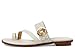Michael Kors Women's Vera Flat Thong Sandal, Vanilla, 8.0