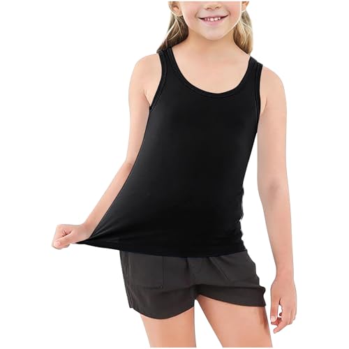 Compra Online Camisetas Sin Mangas para Niños y Niñas Casual Cuello Redondo Camiseta de Tirantes Verano Ligeras Cómodo Transpirable Tank Top Color Sólido Ocio Chaleco Fresco Ropa Niño Niña 1 13 Años