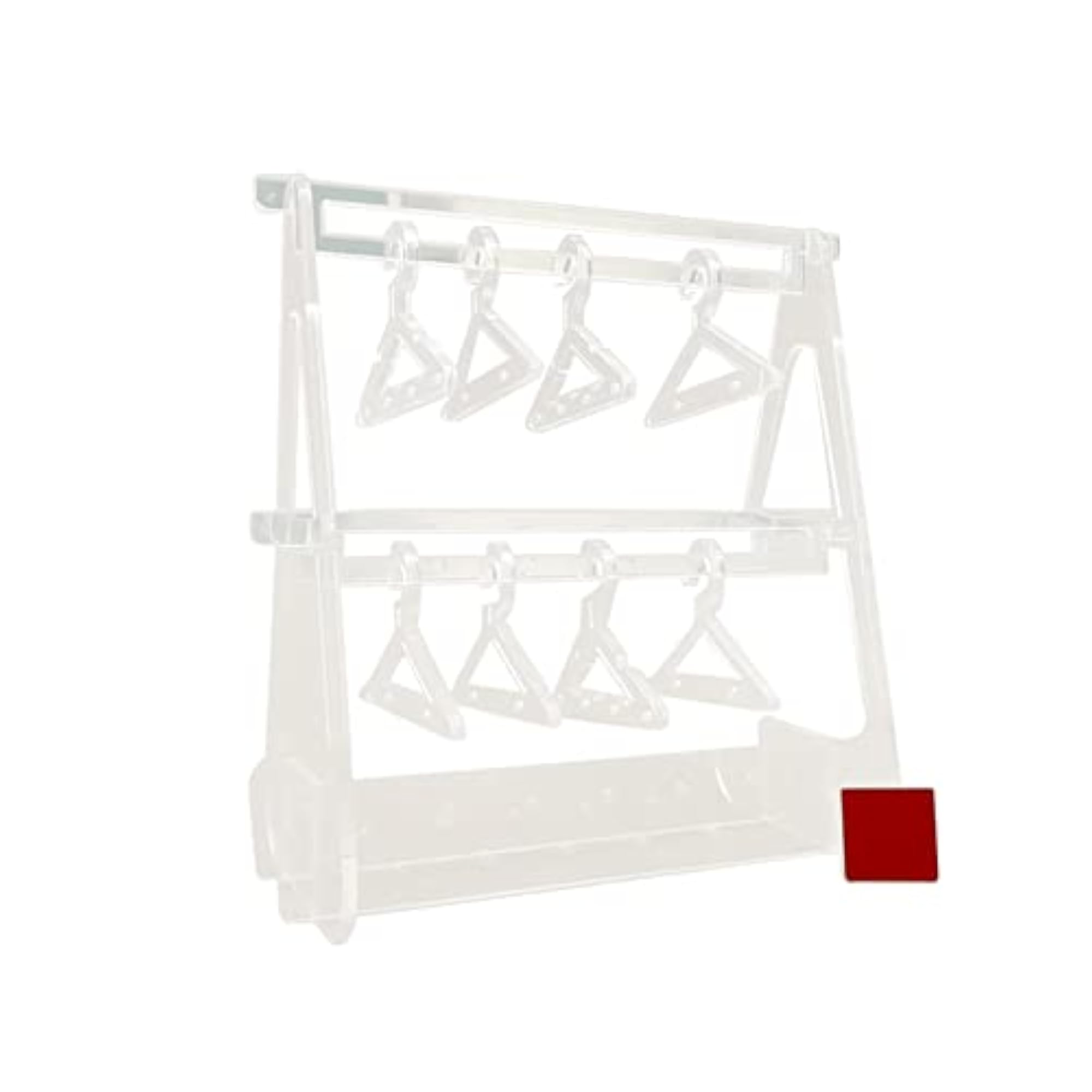 Creative Earring Display Stand for Hook Earrings, Clear