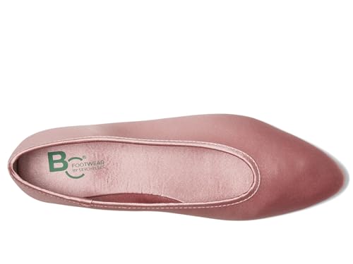 Seychelles Women's Georgette Satin Ballet Flat, Blush, 72