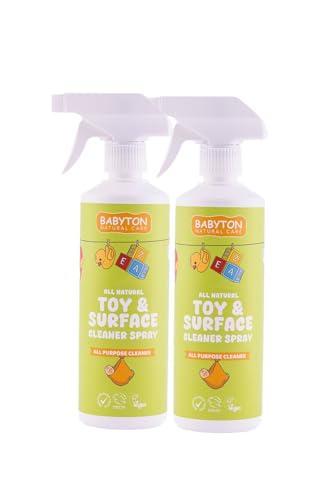 Doğal Oyuncak ve Mama Sandalyesi Temizleyici 2'li Set 500 Ml X2