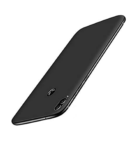 Image of Mobile Back Cover Case for Honor 8C (Silicone Case|CameraProtection|Black SC1510)
