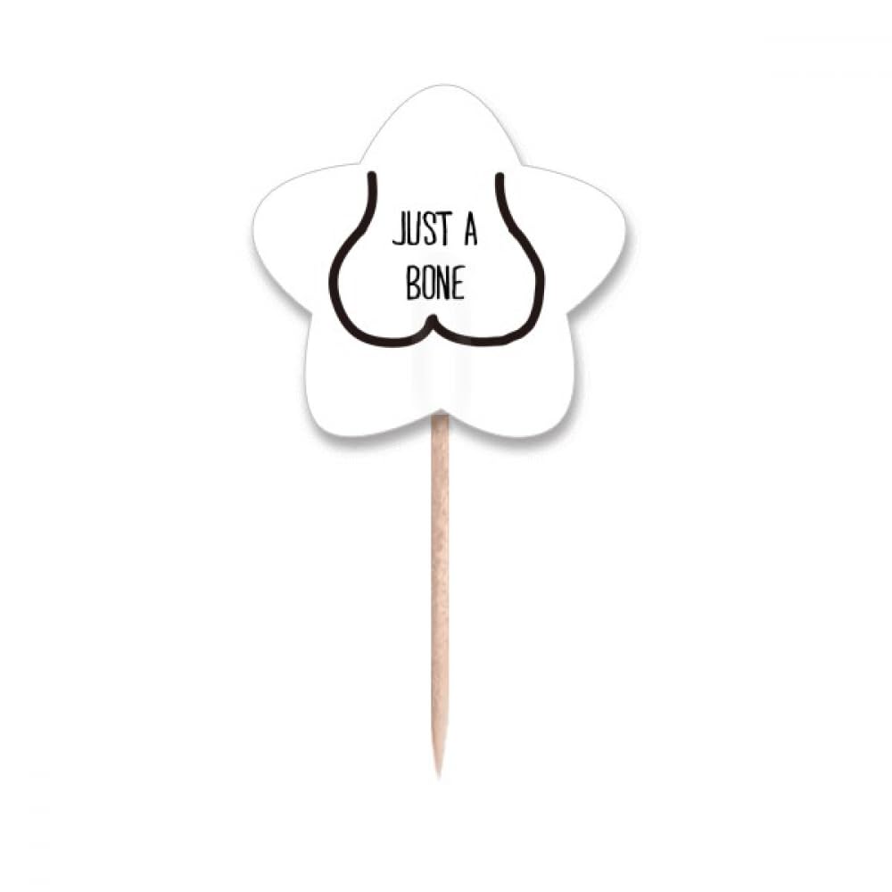 Cure-dents à motif amusant Art Déco drapeau pour décoration cupcake picks