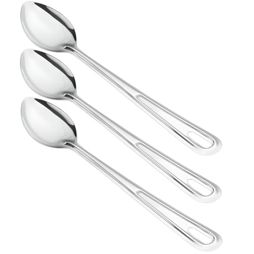 OCS Partss Set of 3 15-Inch Stainless Steel Basting Spoons