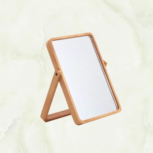 Miroir en Bois Haute Définition TIDTALEO - Design Carré Maquillage - 6