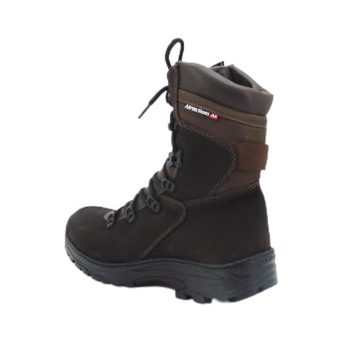 Bota Militar Atron Shoes - 288 - Café Tamanho:36;Cor:Marrom
