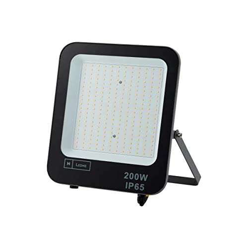 Mimacro - Foco Proyector Led Napoli 200W, 24.000 lumen, IP65 Regulable, Color Luz neutra (4500k), Iluminación exterior, De uso para jardín, patios , parking, hotel, naves Cover