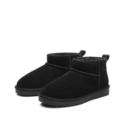 DREAM PAIRS Women's Outdoor Winter Ankle Boots,Black,5 - image 1