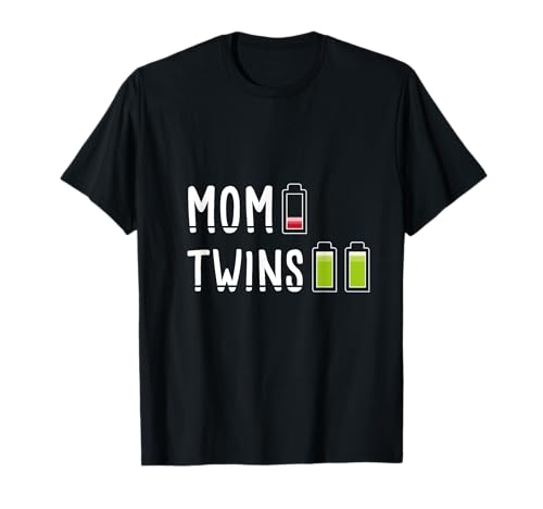 Mamá cansada de gemelos I Twin Mom I Mamá gemela Camiseta