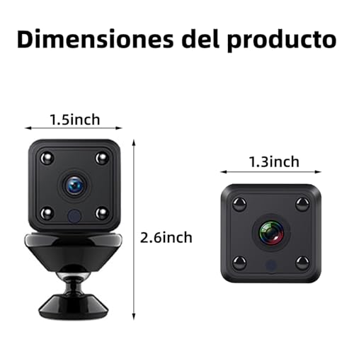 ITAWINA MIN Câmera Oculta, WIFI 1080P HD, Câmera de Segurança Doméstica com Visão Noturna Infraverme