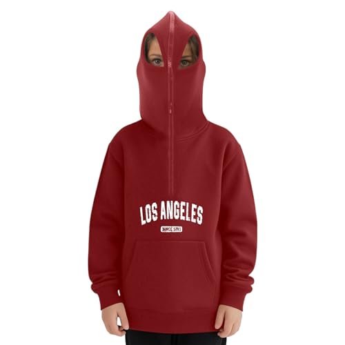 Boys Hoodies & Sweatshirts Pullover Zip Up Hoodie with Pockets for Casual School and Outdoor Activities Letter4
