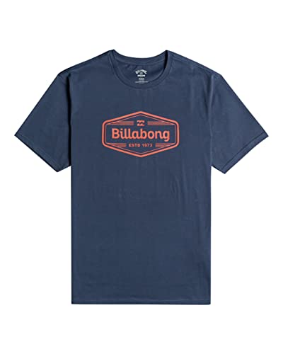 Billabong Trademark - Camiseta de manga corta - Hombre - S - Azul