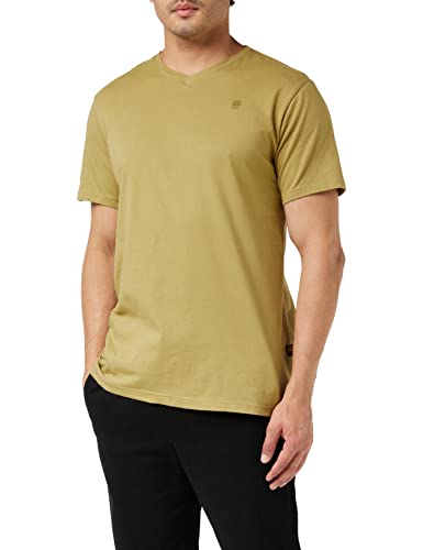 G-STAR RAW Men's Base-S V-Neck T-Shirt, Marrone