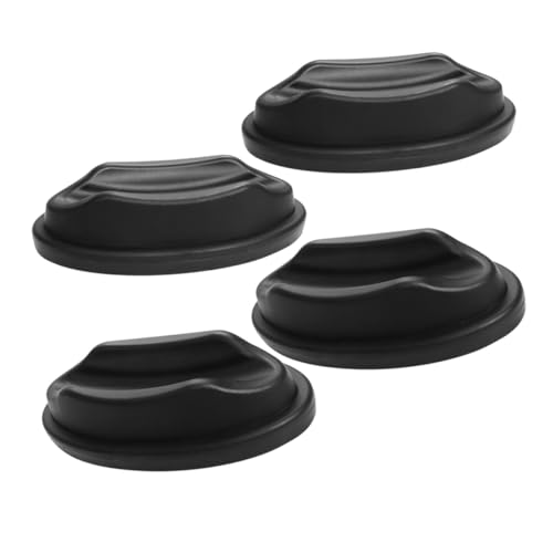 Frcolor 4個 屋内バイクトレーナー用前輪ライザーブロック 滑り止め設計 安定性向上 製バイクスタンド フロントホイールサポート 骨盤姿勢