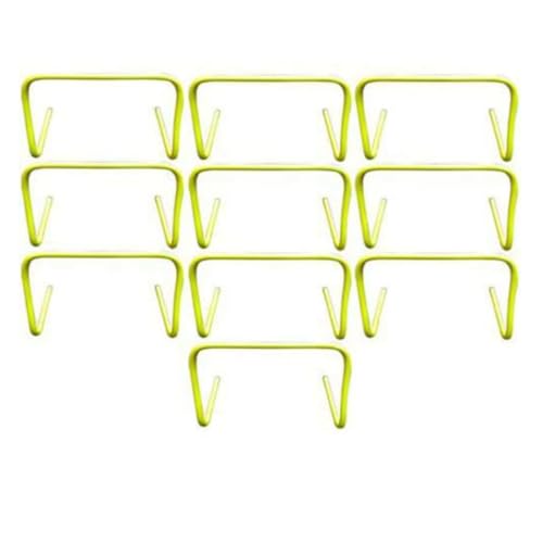 JaHaNa Sports Track and Field Speed Agility Hurdles Running Sports Strength Training Hurdle (Pack of 12, 9 Inch)