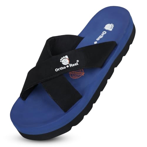 Image of Ortho + Rest Men's Orthopedic Cross Strap Flip Flops