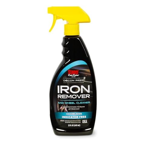 Stoner Car Care 92100 Iron Remover and Wheel Cleaner Odorless Decontaminant, Fast Removal of Brake Dust, Fallout, and Rust On Wheels, Tires, Exterior, and More, Indicator Free, 22 Fl Oz, Pack of 1 Cover