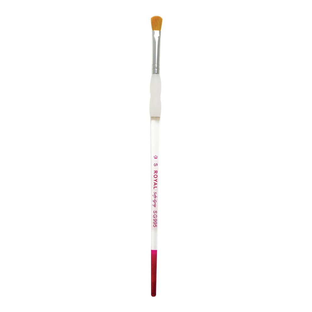 Omnia Small Royal Brush Sg995-S Soft-Grip Sabeline Mop Brush,