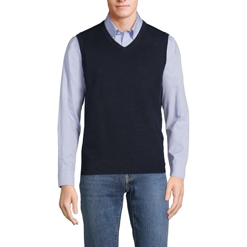 Lands' End Men's Fine Gauge Cotton Vest