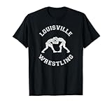 Louisville Wrestling Distressed Retro Wrestler T-Shirt