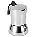 Edelstahl Mokkakanne Herd-Espressomaschine, 4 Tassen italienische kubanische Kaffeemaschine Mokkakanne Espresso-Kaffeemaschine Kaffeekanne für Home Cafe