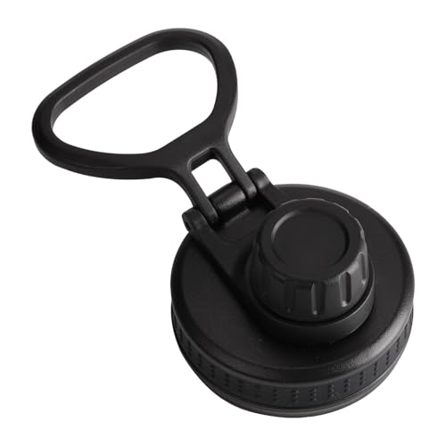 水筒の蓋の交換 ハイドロフラスコ用 漏れ防止広口ボトル蓋 ノンスリップリングハンドル ラージカップトッパー リングハンドル付きハイドレーションカップトッパー ほとんどのスポーツウォーターボトルに適合