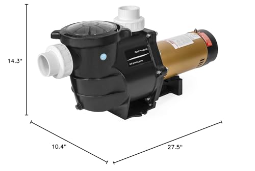 Xtremepowerus 75035-V 2Hp In-Ground Swimming Pool Pump Variable Speed 2 Inch Inlet 230V High Flo W/ Slip-On Fitting thumb #9