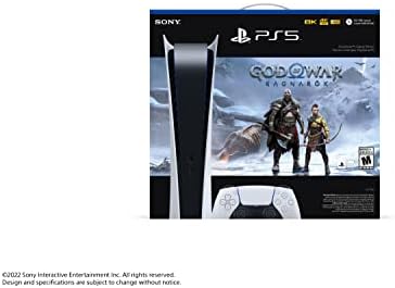 PlayStation 5 Console - Digital Edition - God of War Ragnarök Bundle