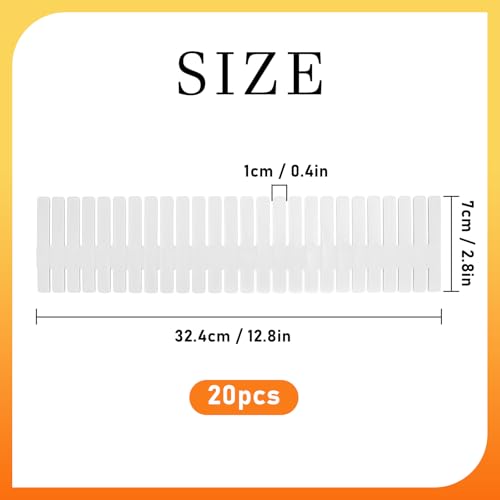 Adjustable 20-Piece Drawer Dividers Organizer for Home & Kitchen - Image 2