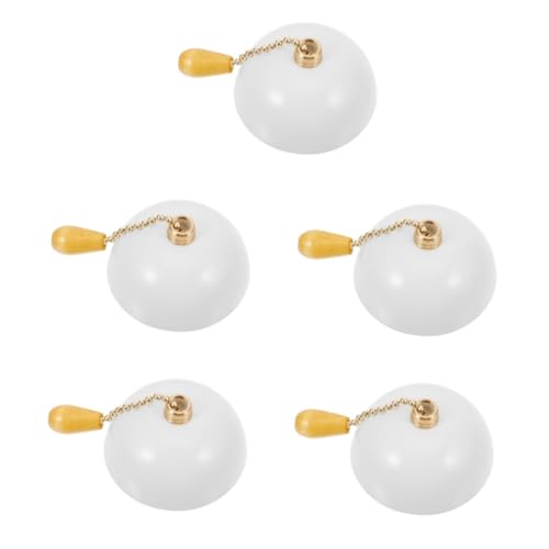 Hemobllo 5pcs Ventilatore a Soffitto Catena Estensione Semicircolare Ornamento Per Applique Pratica Catena di Treno Per Lampade Installare Design Robusto Per Vari Interni