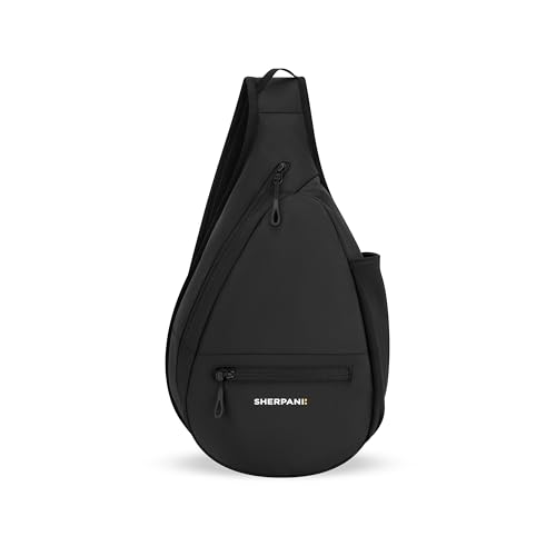 Image of Sherpani Esprit, Sling Backpack, 10L Travel Bag, Right-Handed Shoulder Sling Purse, Crossbody Backpack, Travel Gifts, RFID Protection (Black Raven)