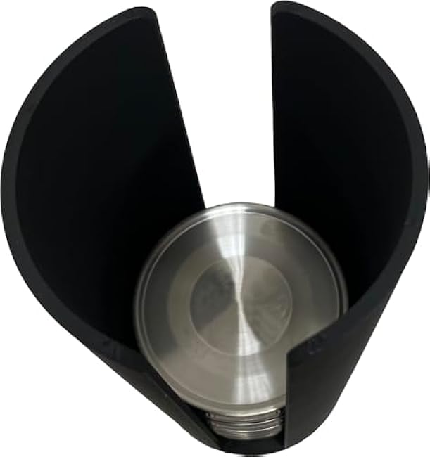 Mason Jar Lid Stack Organizer (Black, Large Cap/Ring XT)