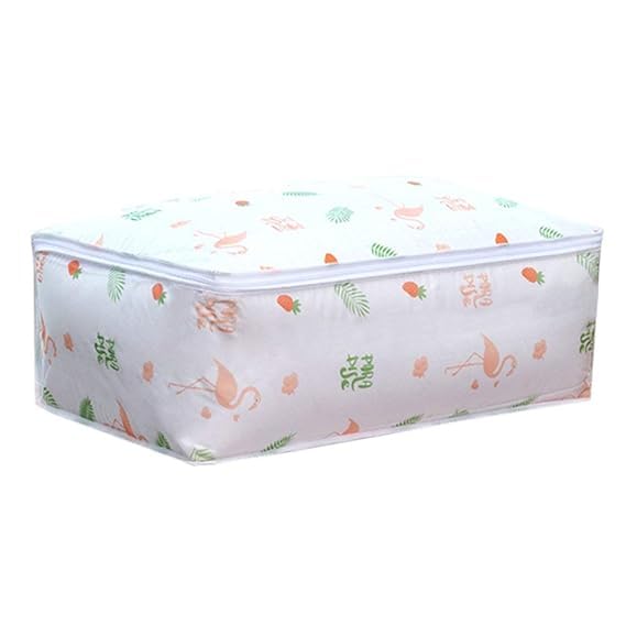 Durable Waterproof Storage Bag with Zipper -ideal for Organizing Clothes, Bedding, and Seasonal Items with Stylish Tree Design-image-13