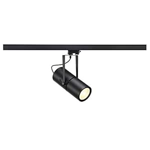 SLV spot evg, hqi-t 60° avec adaptateur 3 broches 50 w, (153840 noir mat)