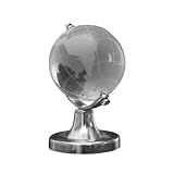 Ornements en forme de globe terrestre – avec leur aspect transparent et leur toucher lisse, ils constituent un très bel et pratique objet de décoration de bureau