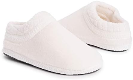 MUK LUKS womens Rita Full Fit - Daisy White Slipper, Daisy White, Medium US | Image 6