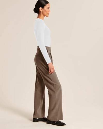 Image of NIMIN High Waisted Work Pants for Women Business Casual Outfits 2026 Office Dress Pants Trousers with Pockets