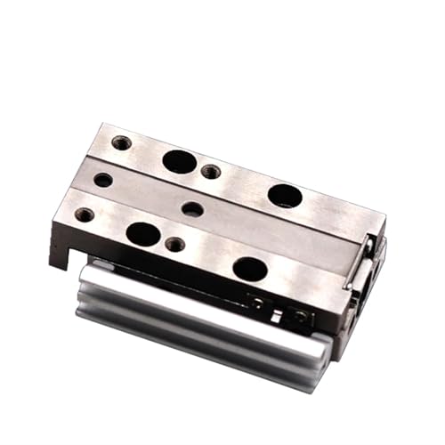 Cilindro neumático MXJ de 8 mm con tope de metal para guiado lineal exacto 3