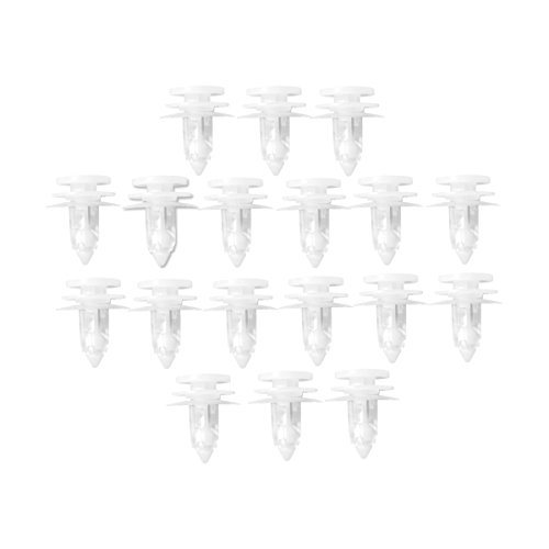 Lantee 50 Pcs White Nylon Door Trim Panel Retainer Clips Fasteners Replacement For Jeep 6505539-Aa & 5012874-Aa #TOP1