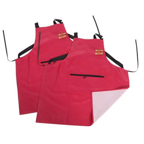 Tablier de cuisine imperméable en PU pour la plonge et la vaisselle