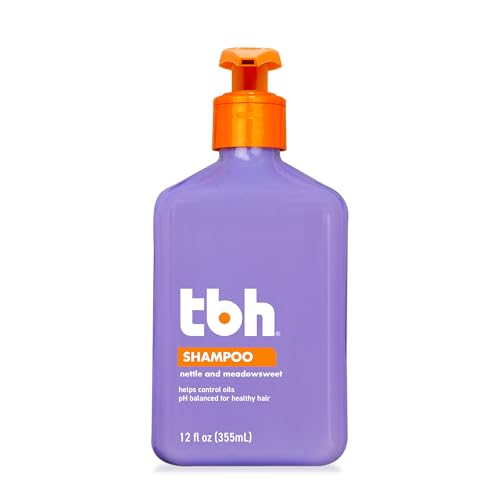 TBH Teen & Kids Shampoo - Lightweight and Detangling Hydrating Hair Shampoo for Dry, Oily, Fine, Curly, and All Hair Types - Tween and Kids Shampoo - Sulfate, Paraben Free - 12 oz