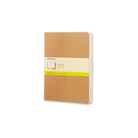 Moleskine Cahier Journal - Set de 3 Cuadernos Extra Grande Marrón Kraft Cover