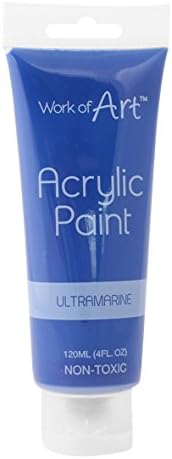 Work of Art Orange Acrylic Paint 120ml