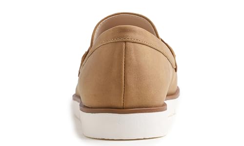 Image of FEVERSOLE Women's Comfort Penny Loafer Geniune Leather Insole Flexible Walking Driving Shoes