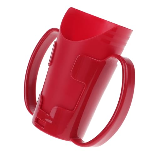 Packove Trinkbecher 43X35 Seniorenbecher mit rotem Halter