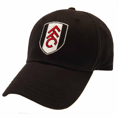 GIFTS 4 ALL Offizielle Fulham Fußball-Fans Baseballkappe, Fulham-Fußballkappe, Erwachsene, Fulham-Fußballkappe, Schwarz, Schwarz , 58 GIFTS 4 ALL Offizielle Fulham Fußball-Fans Baseballkappe, Fulham-Fußballkappe, Erwachsene, Fulham-Fußballkappe, Schwarz, Schwarz , 58