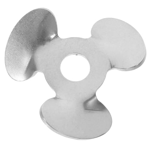 ABOOFAN Lab Paddle Stirrer Stirring Blade Stainless Steel Stirrer Blade Overhead Stirrer Blade Electric Stirrer for Laboratory Reagent
