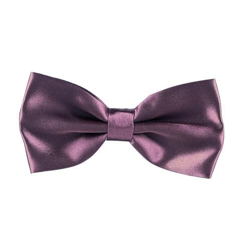 Image of Mens Classic Solid colour Bowtie 6pcs /12pcs Combo Pre-tied Satin polyester Formal tuxedo Bow tie Set For Boy Women and Men & Adjustable Length
