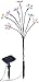 Produktbild Lunartec Lichterstrauch aussen: Solar-LED-Lichterstrauch mit 8 Blüten und Erdspieß, multicolor, 50 cm (LED Strauch außen, Solar Lichterbaum, Pflanzen Licht)